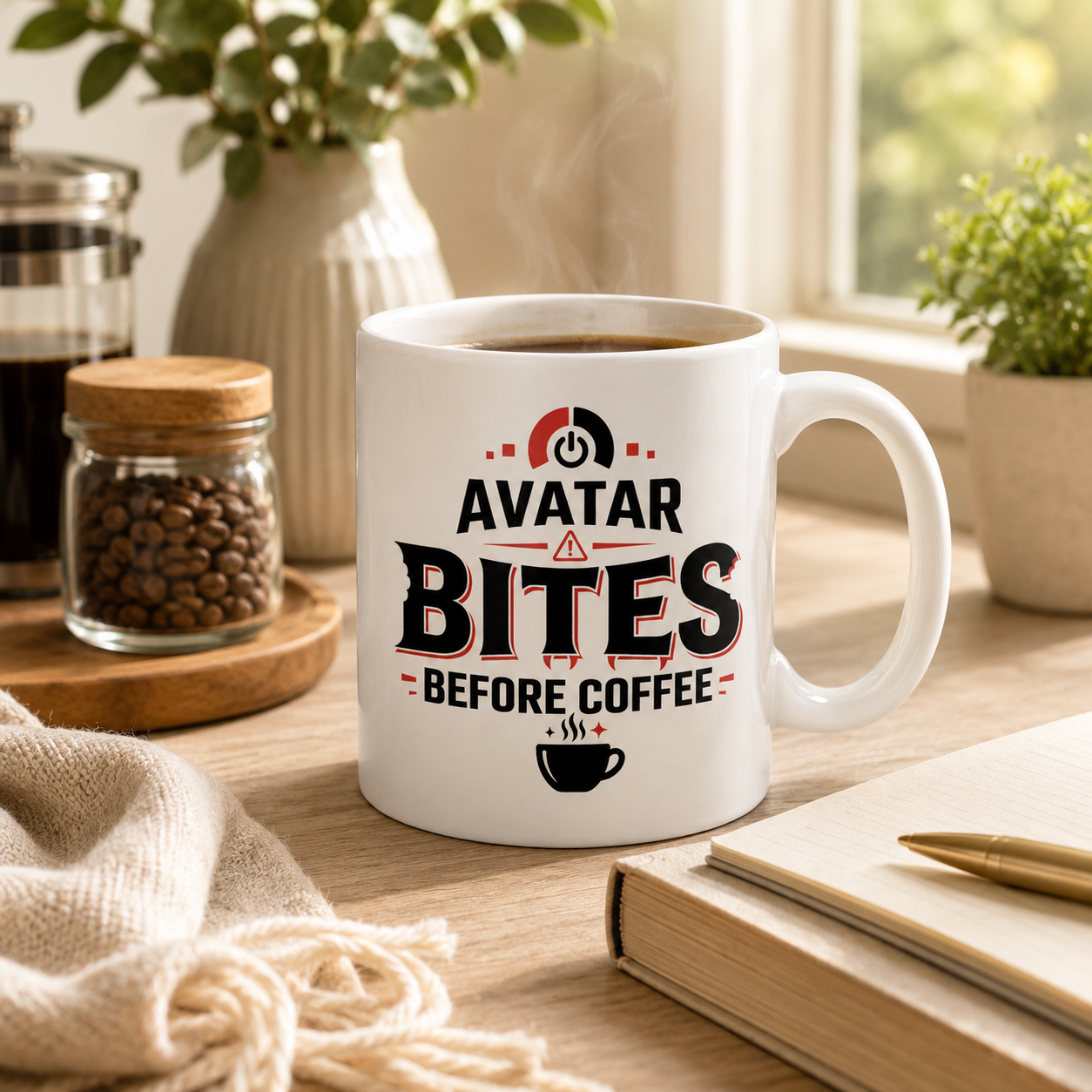 Avatar Bites Before Coffee Mug
