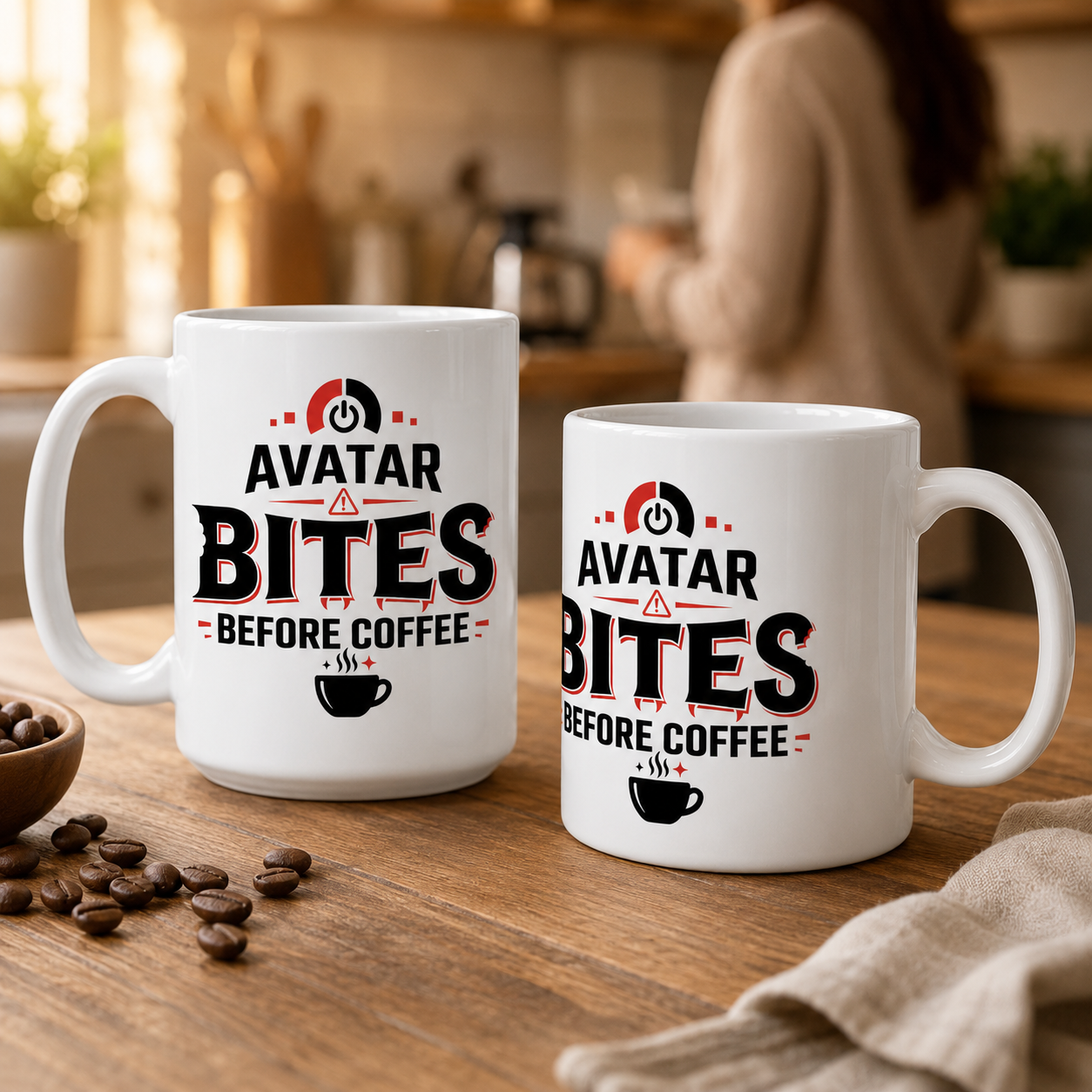 Avatar Bites Before Coffee Mug